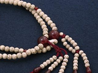 Kyoto Buddhist Altar Hayashi Prayer Beads Nichiren Sect Shake 0 Star Moon Bodhi Tree Agate (For Women) Official Ceremony [Bead Bag Set] SW-043 Kyoto Prayer Beads