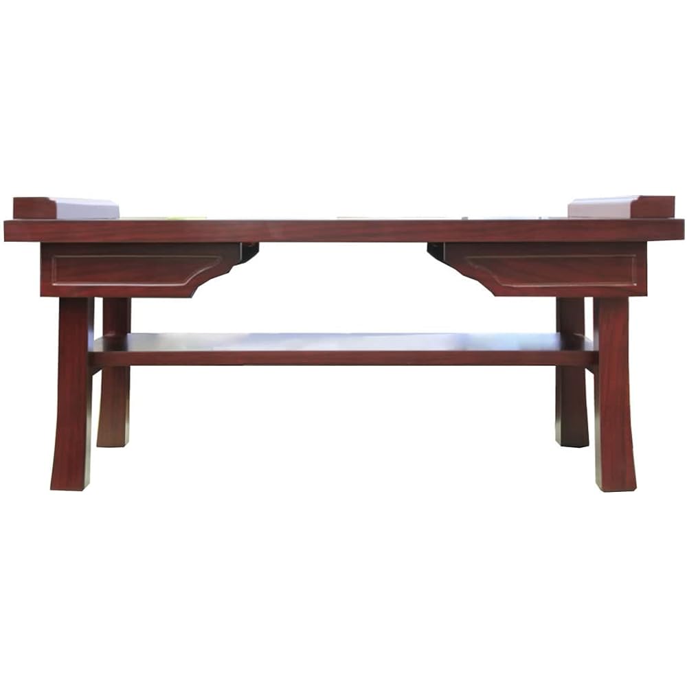 Matsuyama Shinto Altar Supplies Buddhist Sutra Desk, Offering Desk, Folding Type, No. 18, Rosewood Style, Buddhist Altar Desk, Stand in Front of the Buddhist Altar, Buddhist Supplies, For Offerings