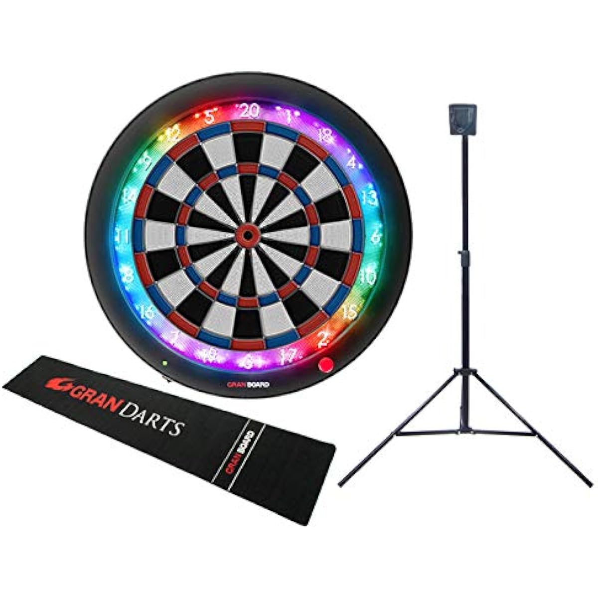 Dartboard GRANBOARD3s Blue & Dart Stand GRAN CARRYING STAND & GRAN LEDLESS Mat Set