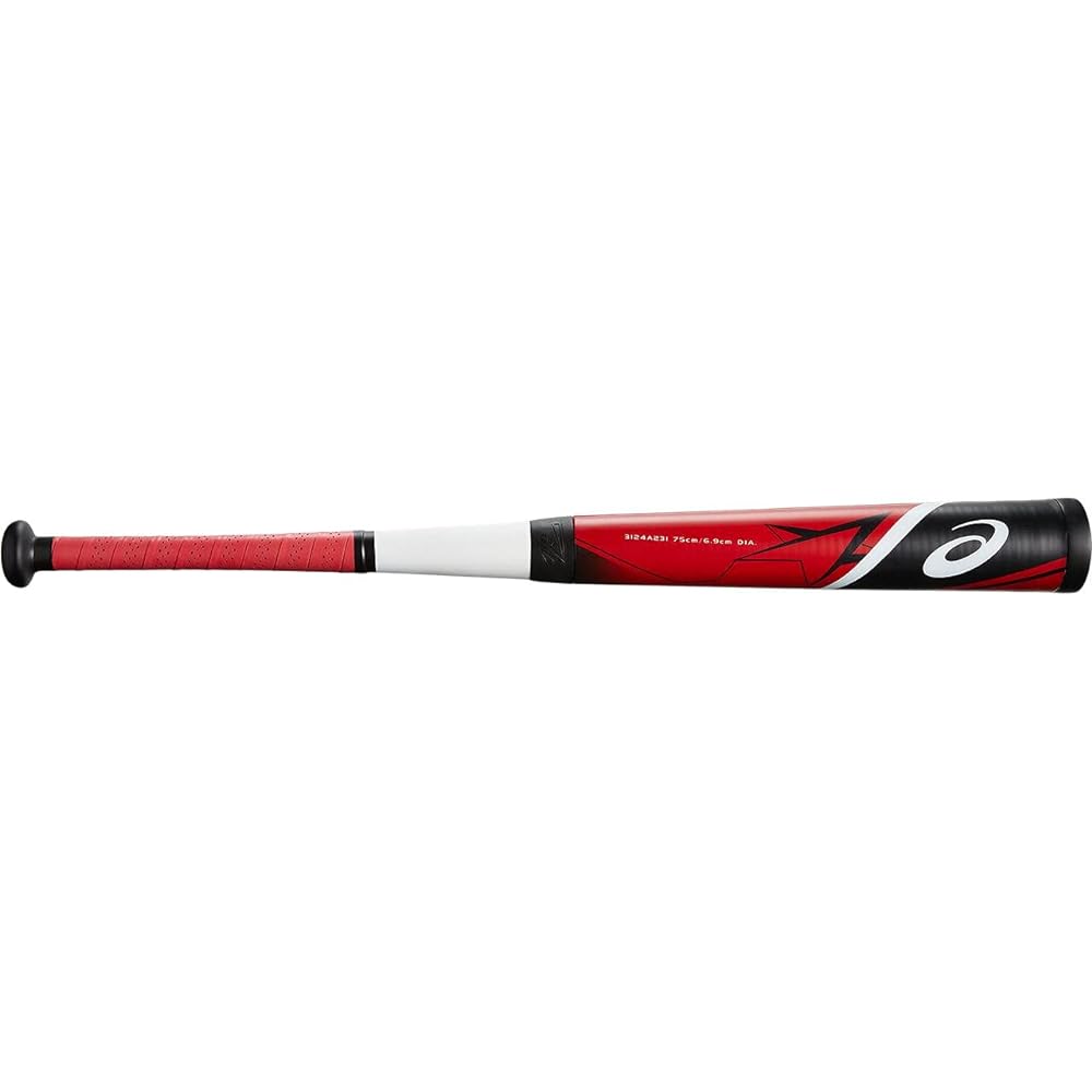 ASICS Baseball STAR SHINE 2nd PLUS Star Shine 2nd Plus Junior Soft Ball Composite FRP/Metal Bat J.S.B.B Rule Compliant 3124A231