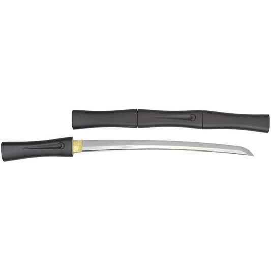 Ogata Sword Japanese Sword OG-48 Bamboo Black Lacquer Small Knife Replica Sword