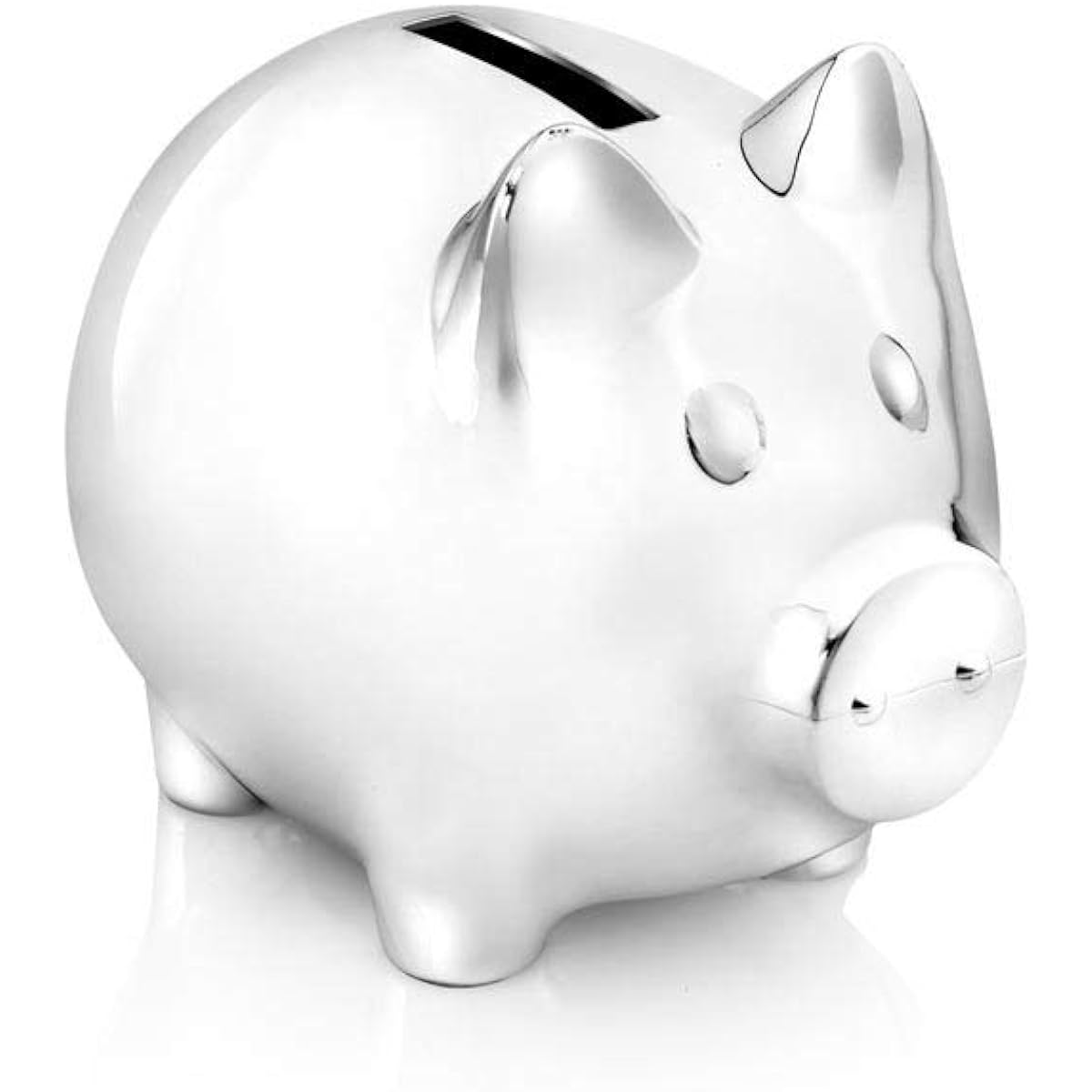 Knight-Piggy Bank Silver Plated Money Box [Baby Product]