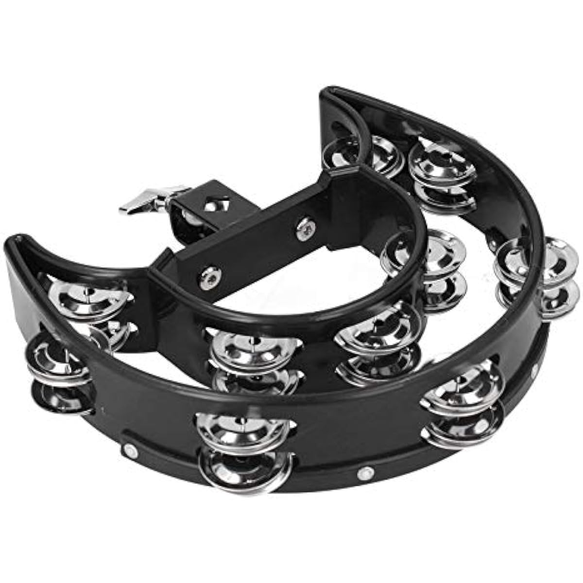 Estink Multifunctional Drum Set Wide Application Hi-Hat Tambourine for School KTV Entertainment Home