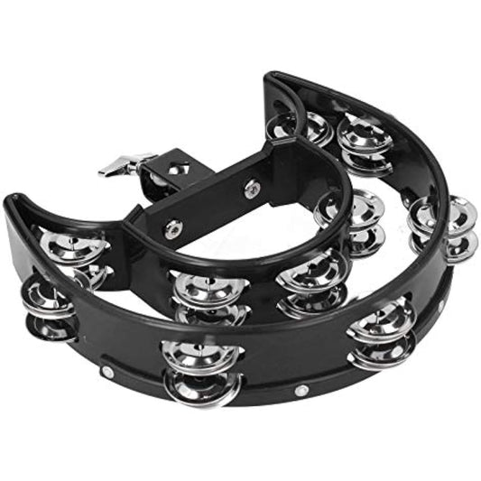 Estink Multifunctional Drum Set Wide Application Hi-Hat Tambourine for School KTV Entertainment Home