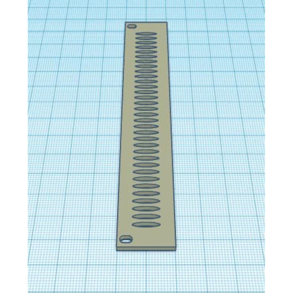 SSMS Eurorack 4HP Vent Panel Hole - Black