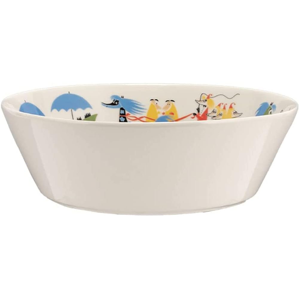 [Regular Imported Product] Moomin (Moomin by ARABIA) Serving Bowl Dish 23.5cm Friendship 1020109