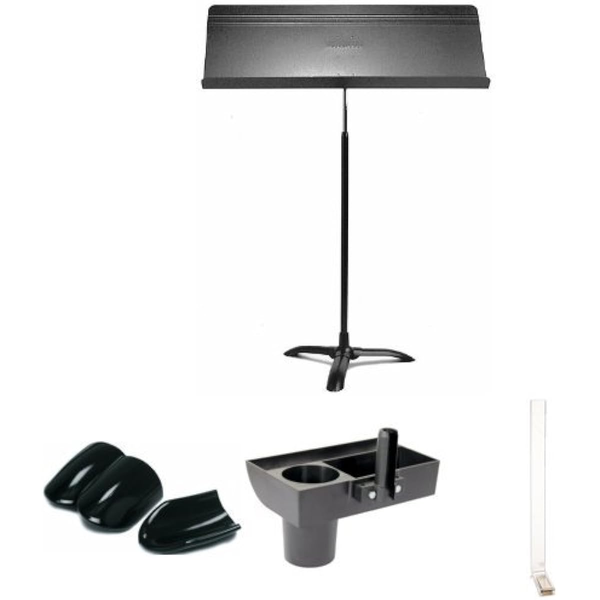 Manhattan Music Stand M51 Fourscore Stand Black Floor Protector Set