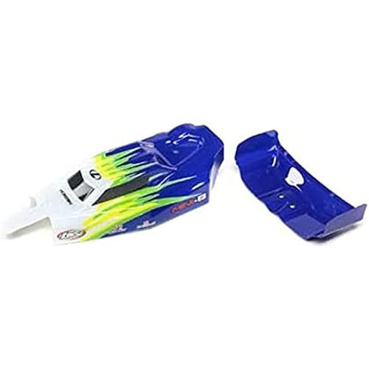 Losi Body Wing Blue/White Mini-B LOS210019 Car/Truck Body Wing & Decal