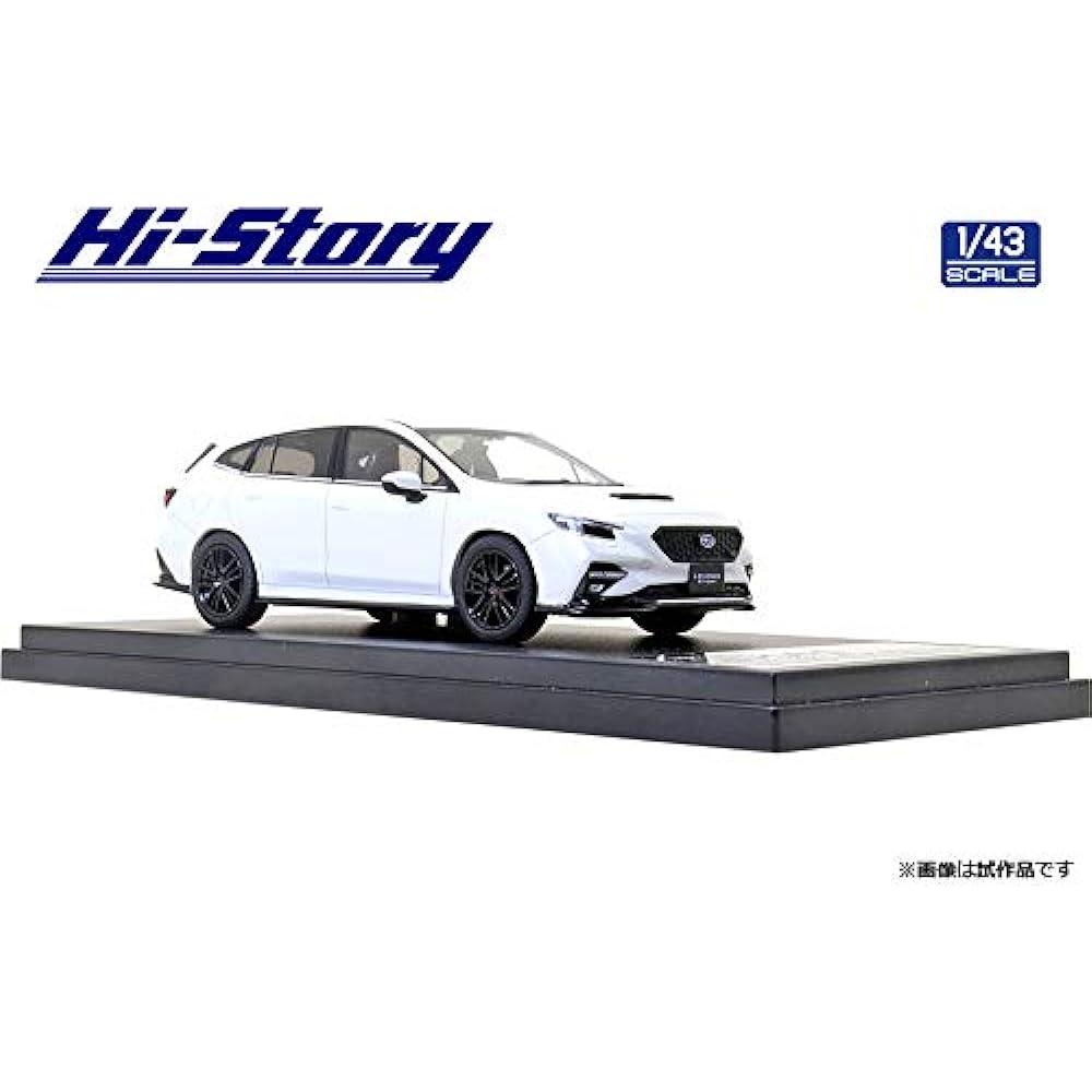 Hi Story 1/43 Subaru LEVORG STI Sport (2020) STI Sports Parts Crystal White Pearl Finished Product HS333WH