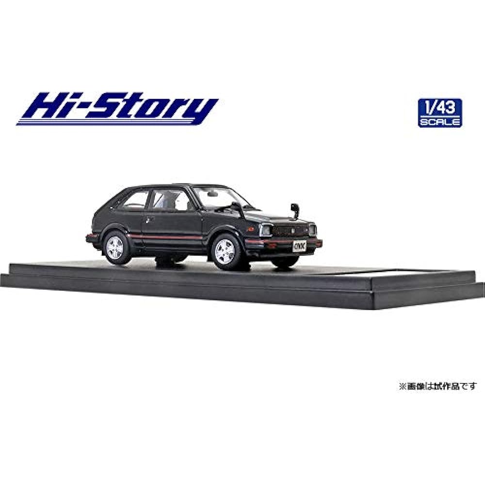 Hi Story 1/43 Honda CIVIC CX-S (1981) Black Finished Product HS316BK