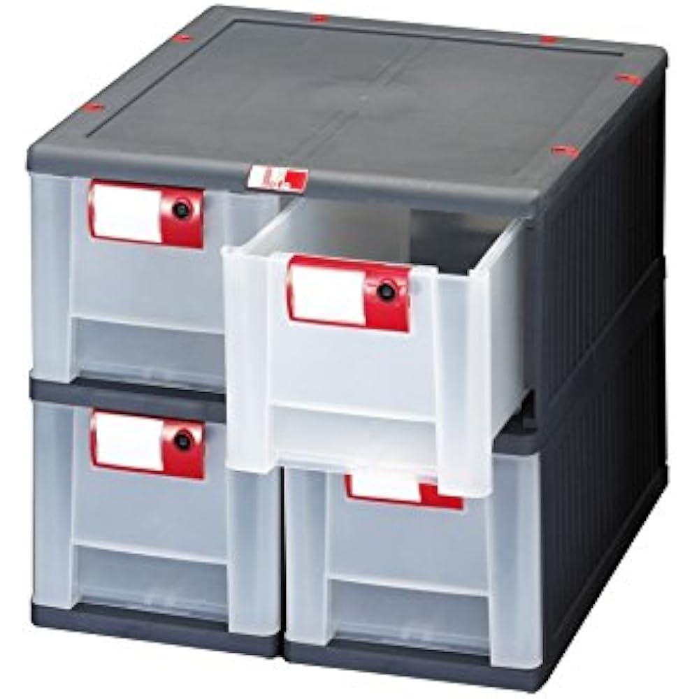 Esco 450x460x420/2 rows 2 tiers storage box drawer type EA506MP-2
