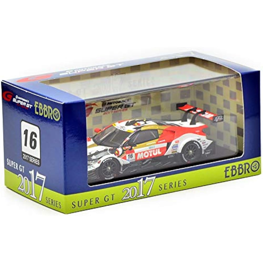 EBBRO 1/43 Motul Mugen NSX-GT Super GT GT500 2017 Rd.6 Suzuka No.16