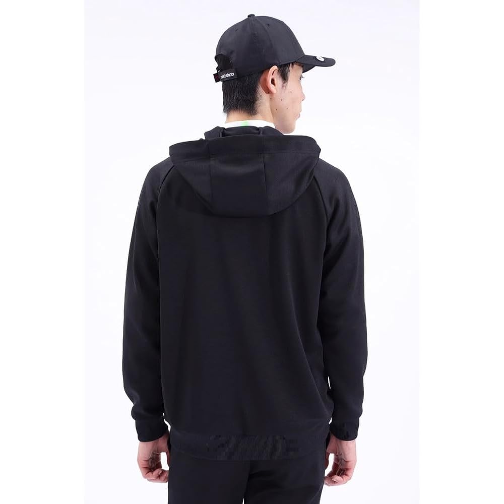 [New Balance] Men's sweatshirt hoodie (cardboard knit, 3D zebra pattern, stretch) / Golf / 012-3262002