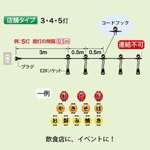 Hasegawa Seisakusho CCA4.8M-L4-P0.6 Lantern Code Store Type 4 Lights 0.6m Interval Black
