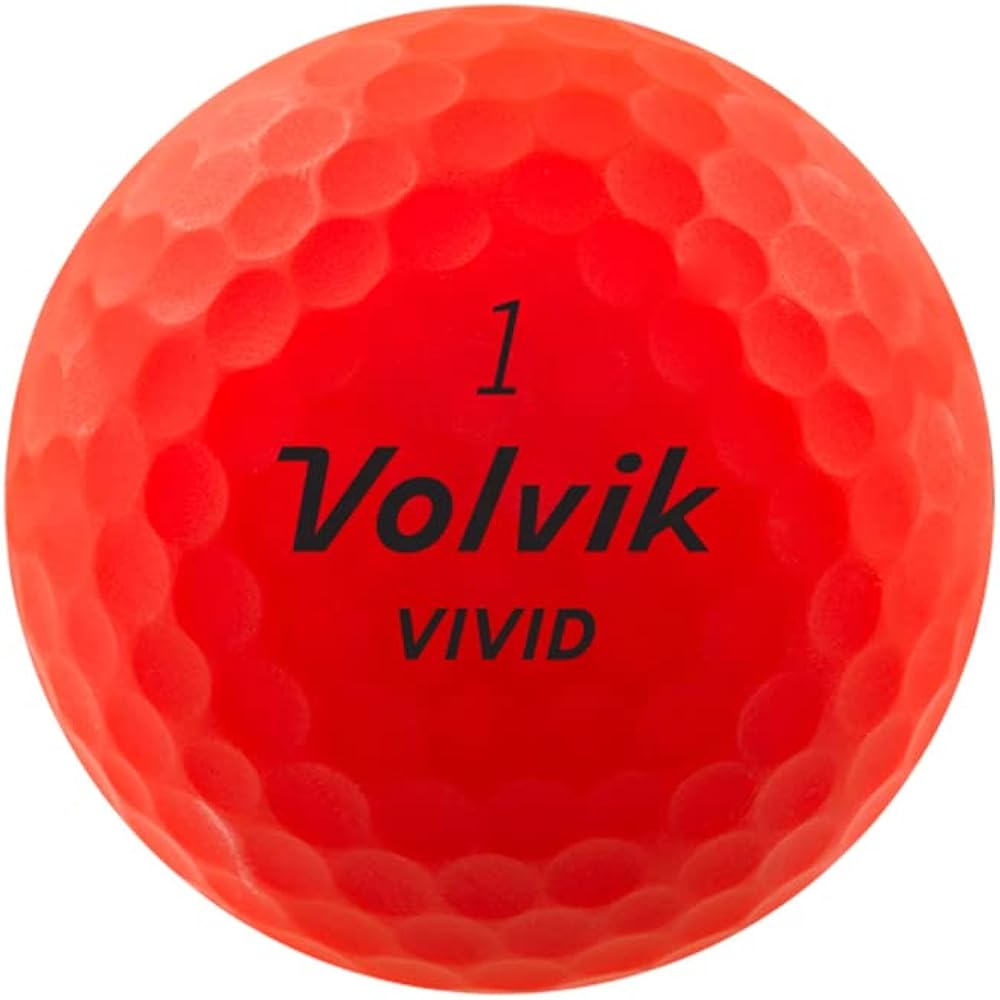 2022 Volvik Golf Ball VIVID 22 Red