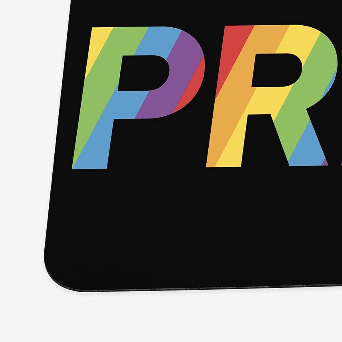 Inked Playmats Pride Black Playmat Inked Games TCG Game Mat Card Desk Mat (Ages 13 and Up)
