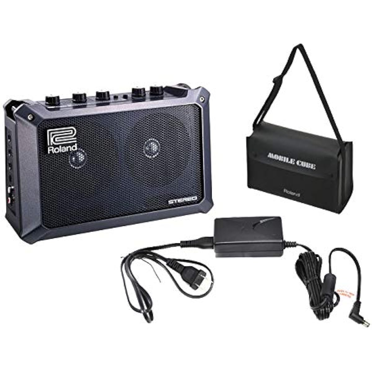 ROLAND Stereo Mobile Amplifier MB-CUBE MOBILE CUBE [Power adapter and case included]