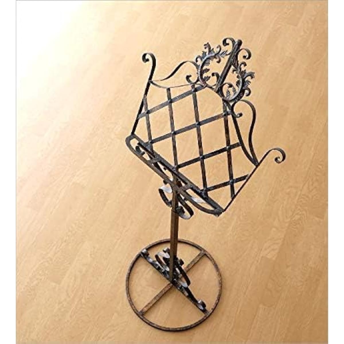 Antique music stand, stylish, iron, music stand, music stand, music stand, painting, guide, wreath stand, menu stand, entrance, entrance, iron music stand