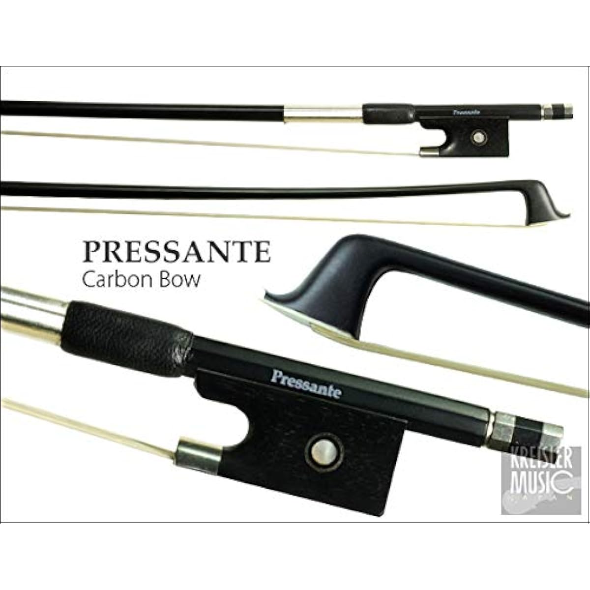 Viola bow PRESSANTE high quality carbon cupronickel specification