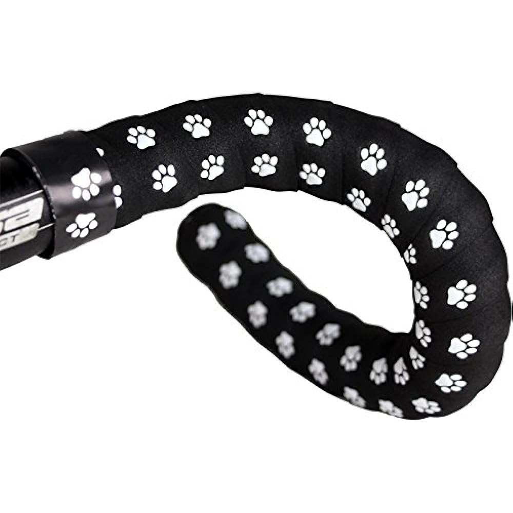 POKEMARU Meow Tape Black/White Paw POK-L-CATPAWS-BK Black/White