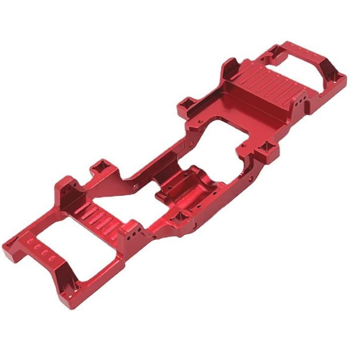 Palumma RC Chassis Frame Aluminum Alloy RC Car Chassis Body Kit for FMS 1/24 Power WAGON FCX24 RC Upgrade Parts Red