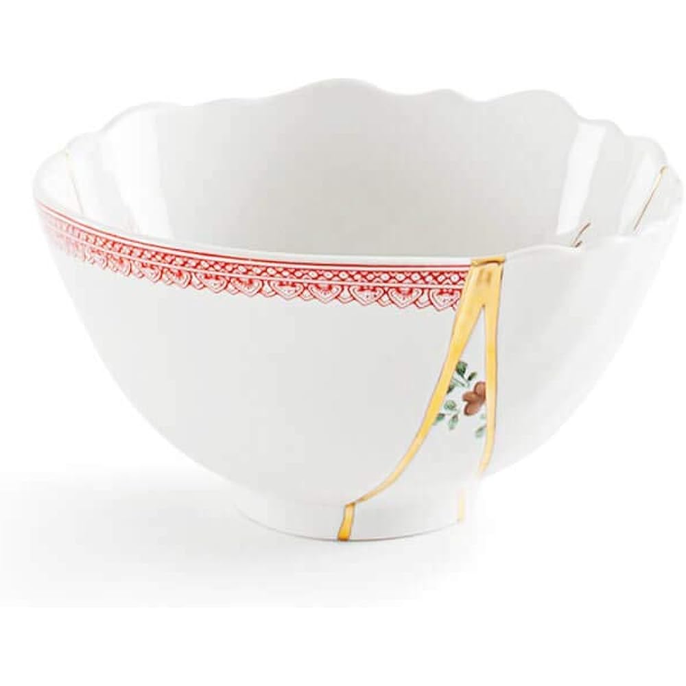 SELETTI Design Accessory Multicolor W15 x D15 x H6cm kintsugi Bowl 15cm n'1 124133