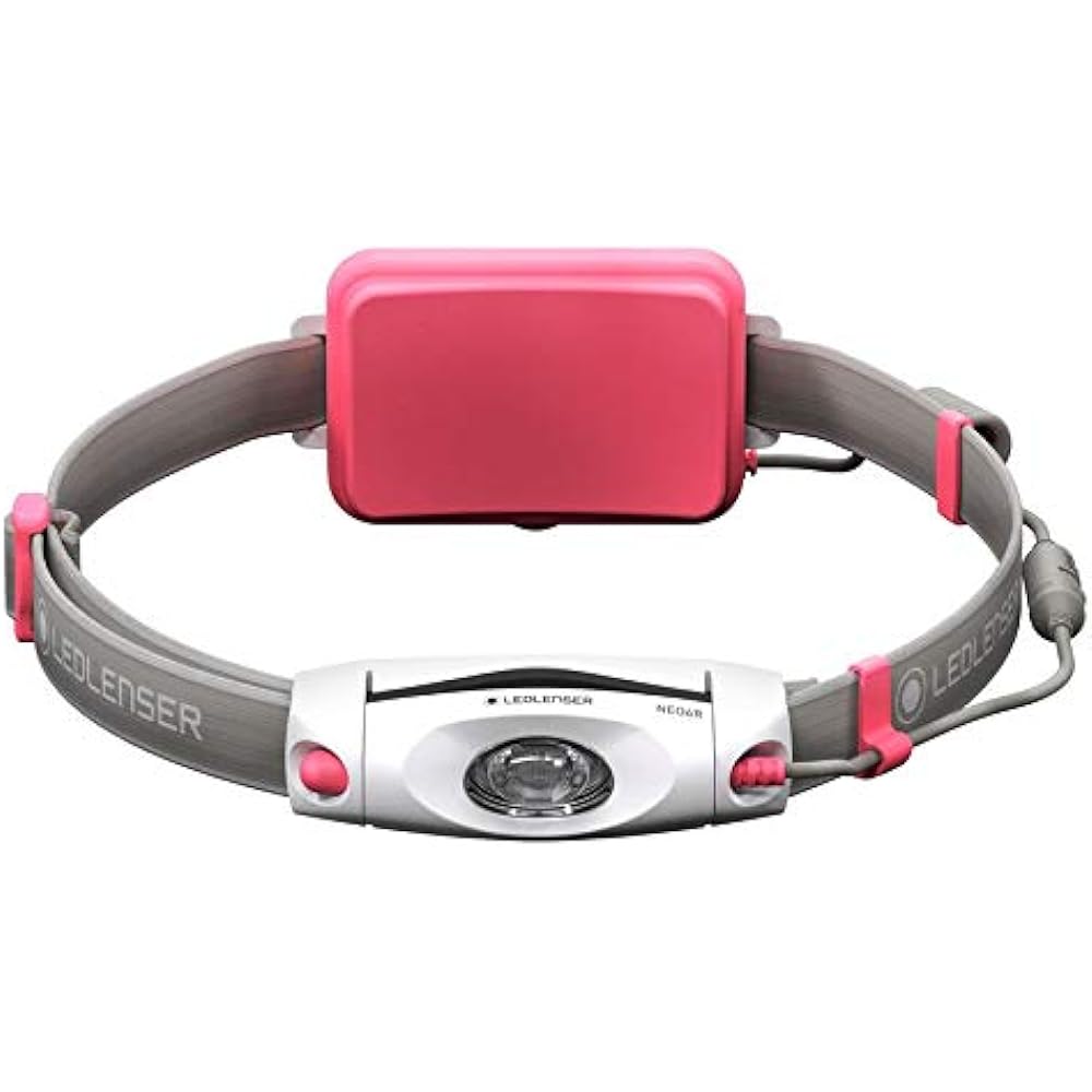 Ledlenser NEO6R USB rechargeable LED headlight/[Japanese genuine product] 500920 Pink [Body dimensions (mm)] W69xH22xD25 (head part)