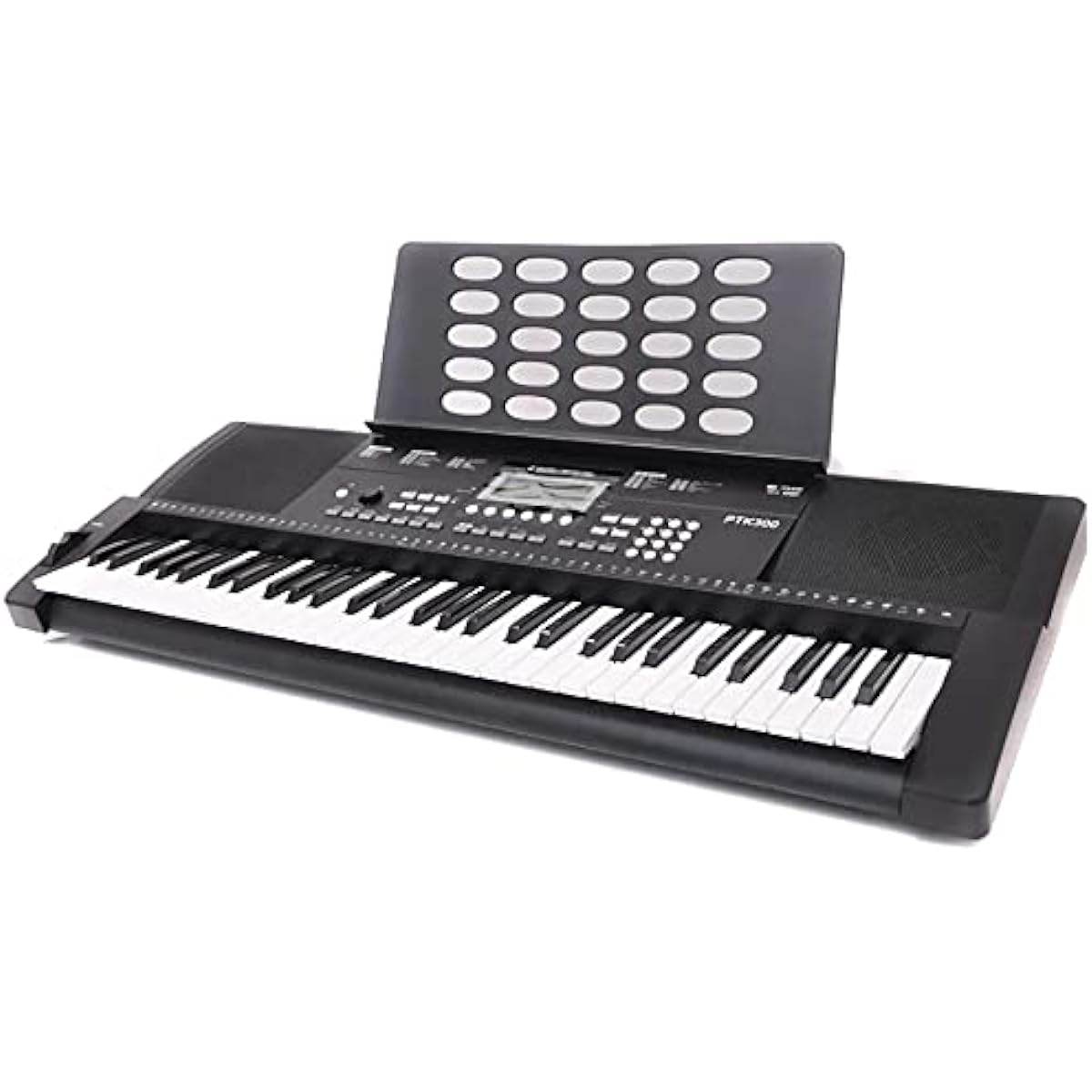 PLAYTECH Keyboard 61 Keys Lightweight Built-in Speaker Velocity Compatible