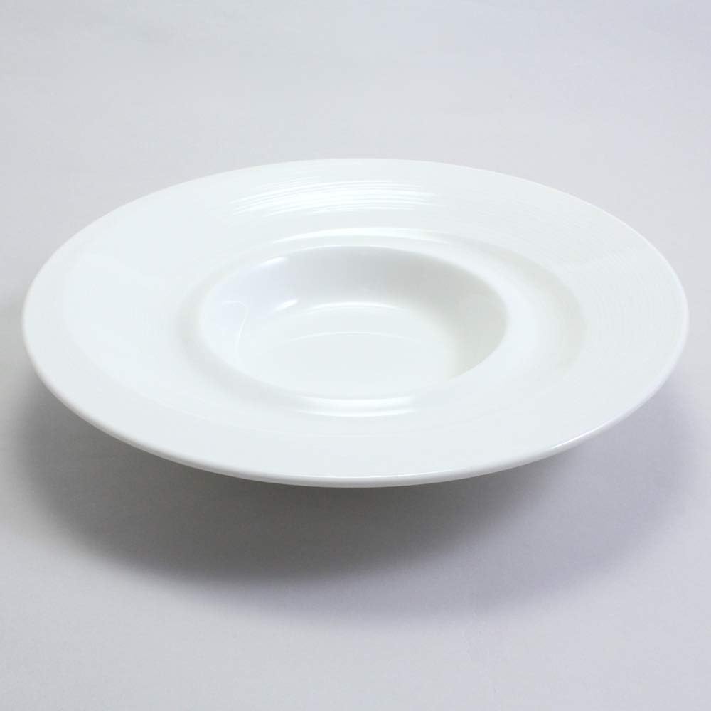 NARUMI Plate Esprit White 26cm Microwave Warmable Made in Japan 50180-5221