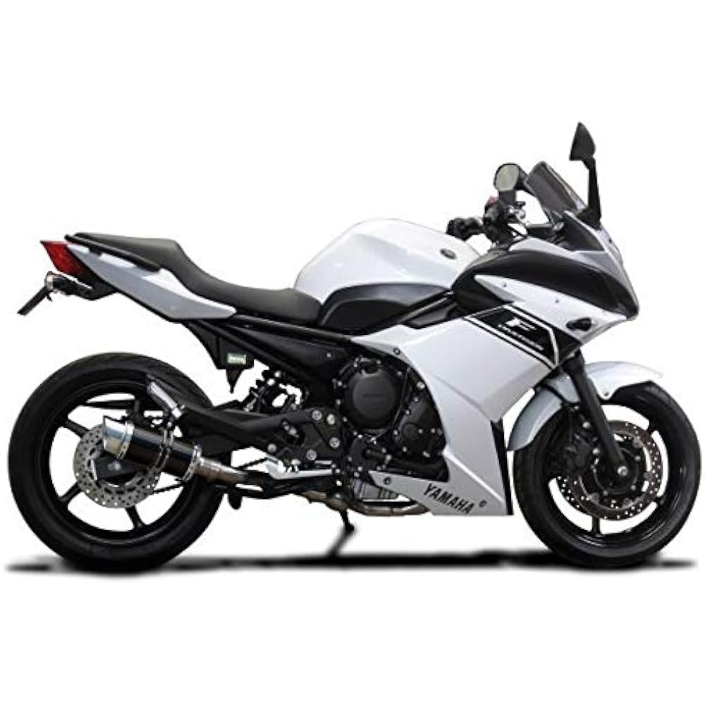 DELKEVIC Full Exhaust Carbon Race Muffler YAMAHA XJ6 DIVERSION 2009-2018 Down Pipe Muffler COM01BG