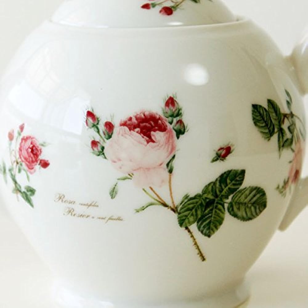 Teapot Redoute Rose Made in Japan