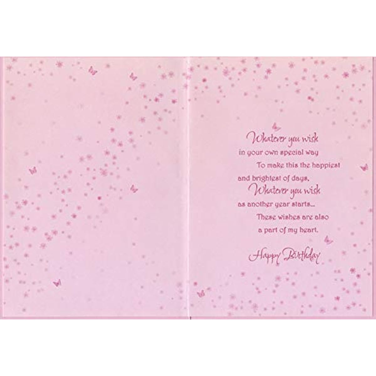 Designer Greetings Pink Castle and Fairy Child with Star Wand Birthday Card for Granddaughter