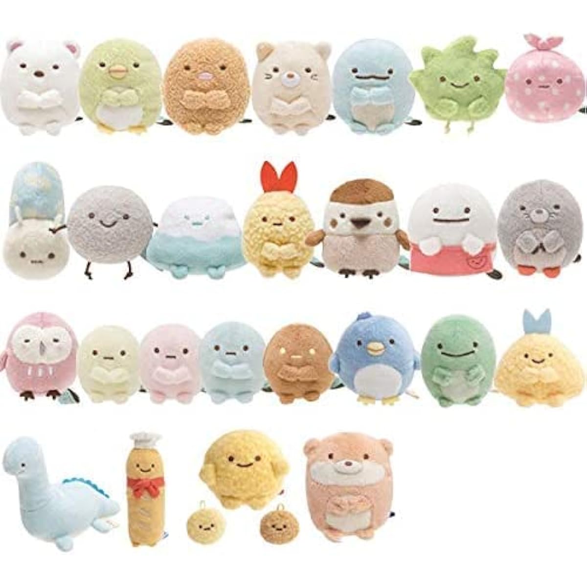 San-X Sumikko Gurashi Hand-held Plush Toy Set of 26