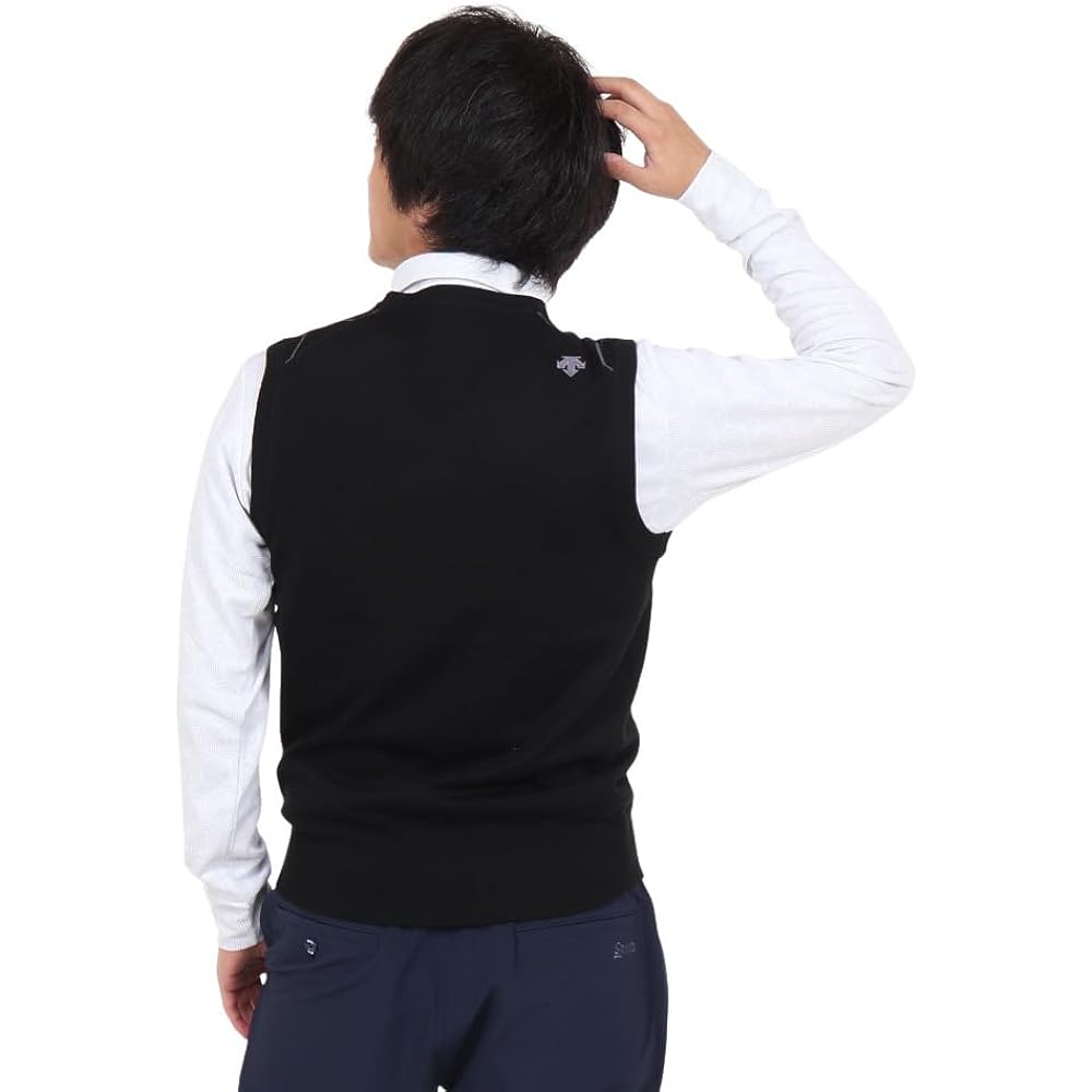 [SRIXON] V-Neck Knit Vest Geometric Pattern Gradient Golf RGMWJL80 Men's
