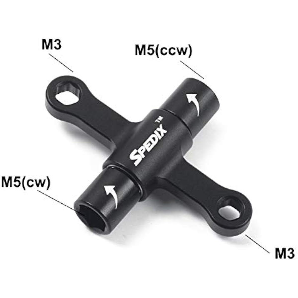 OLSAinny Sudopo Andwing Spedix Quad Wrench with One Way Bearing