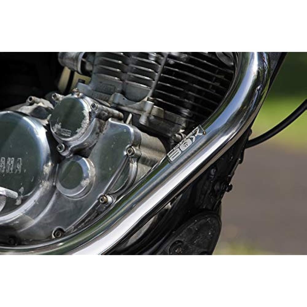 Special Parts Tadao (SP TADAO) Exhaust Pipe SR400 (-09) RH01J Power Box Pipe Stainless Steel JMCA Government Certification POWERBOX PIPE Inner BOX Type