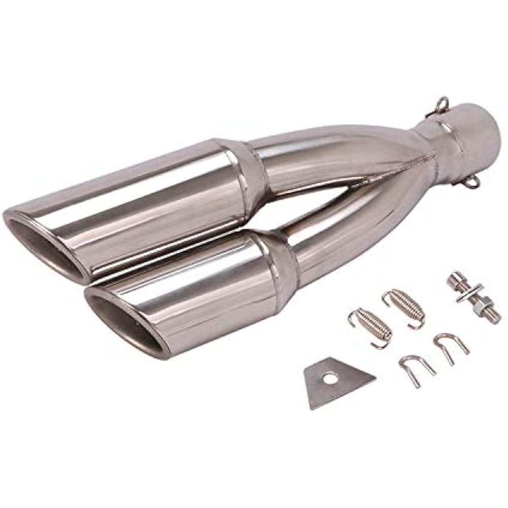 Bike muffler slip-on muffler bike silencer φ50.8 50.8mm left and right