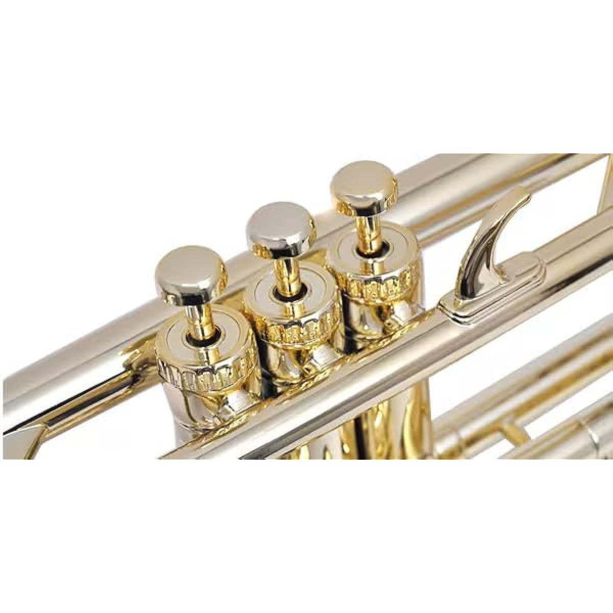PLAYTECH Trumpet ABS resin lightweight approximately 500g with semi-hard case Gold