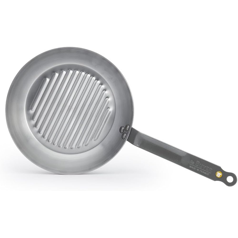Debyer Iron Grill Frying Pan 26cm Mineral Bee Element Used by Authentic Chef 5613.26
