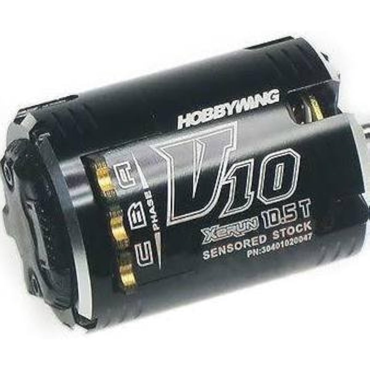 HobbyWing Xerun-V10-Bandit-10.5T-Black 3450kV Outlaw Edition Sensored Brushless Motor (1/10 Scale)