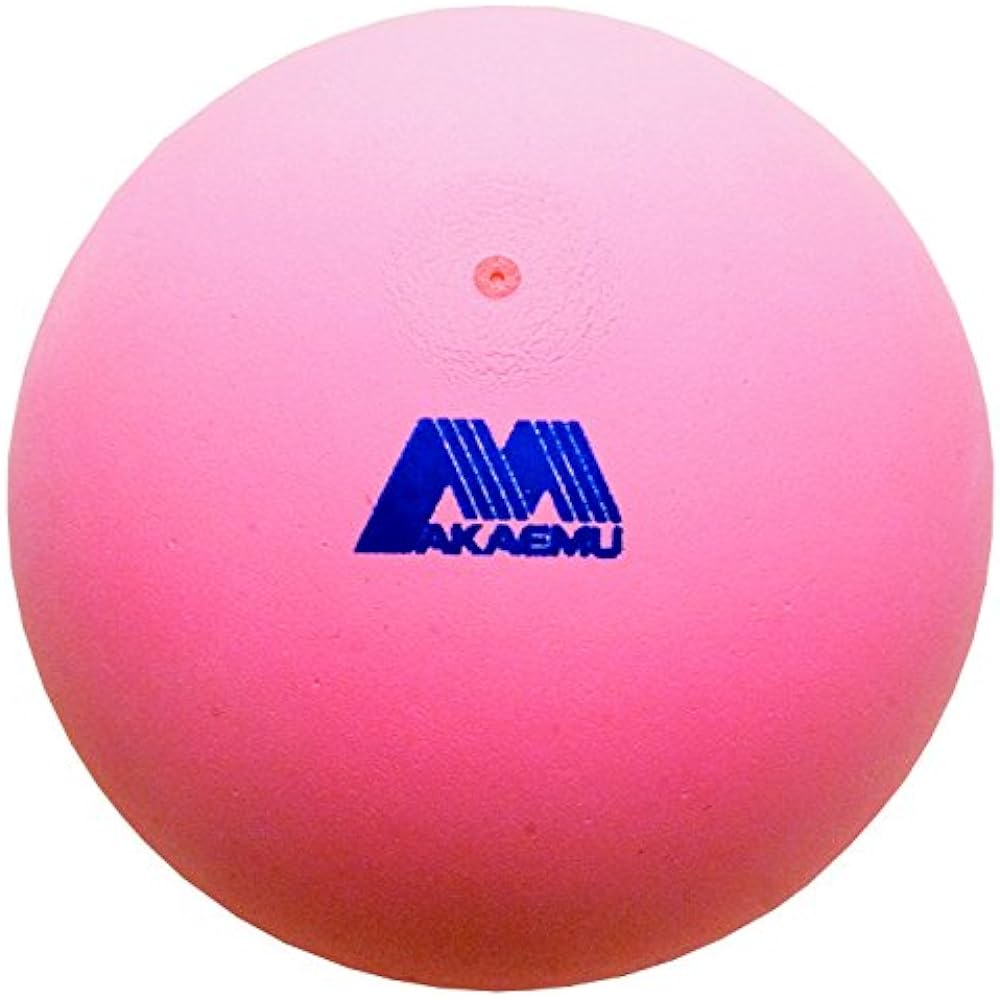 Lucent Akaem Practice Ball Peach Red 1 Dozen (12 Pieces) M-40100 Peach Red