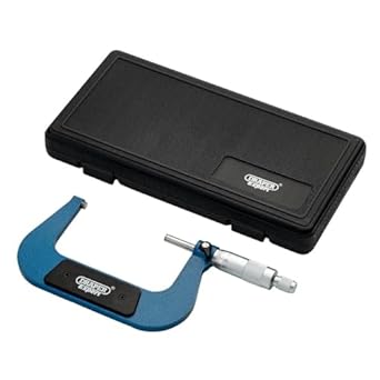 Draper 46606 Expert Metric External Micrometer, Blue, 75-100 mm