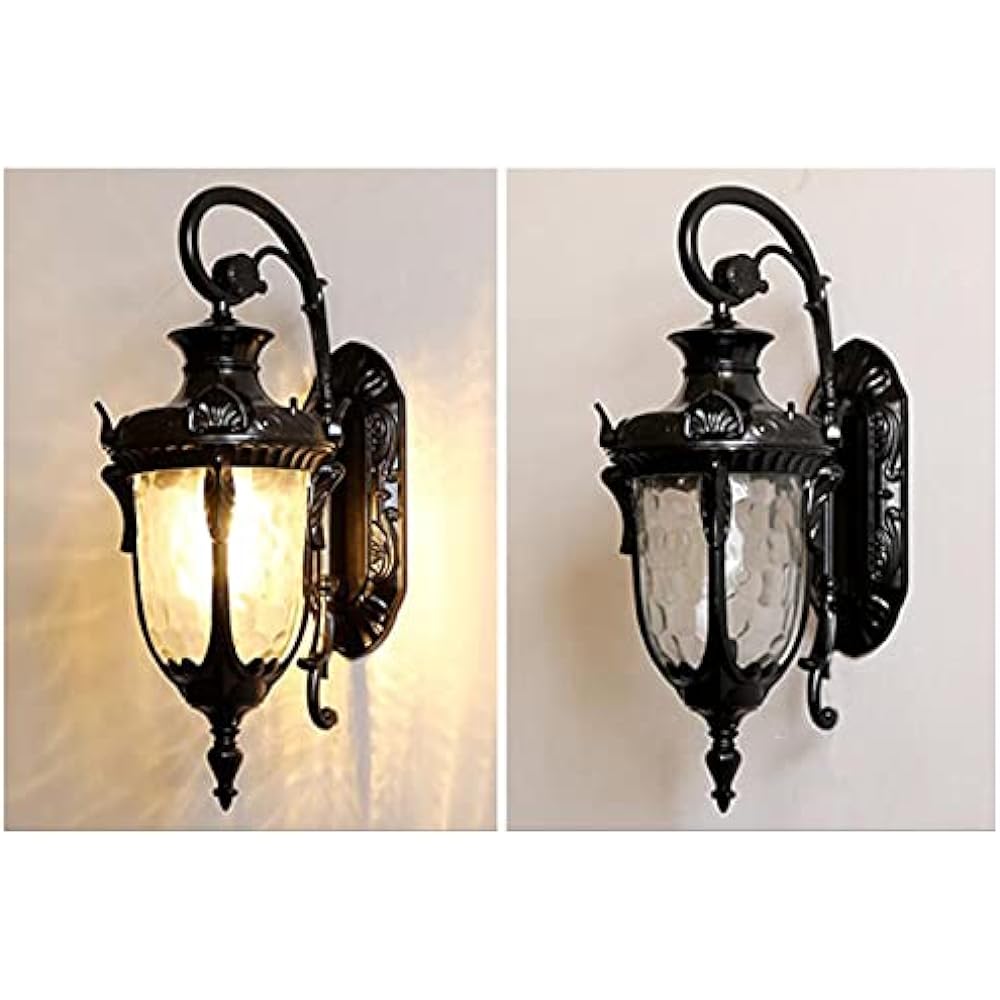 Sakura Wall Mounted Bracket Light Entrance Light Retro Outdoor Stylish Porch Light Lighting Fixture Wall Mounted Antique Style Gate Light Rainproof Outdoor Light Gatepost Light Garden Light Entrance Lighting LED Outdoor Garden Retro Lamp Wall Mounted Lig