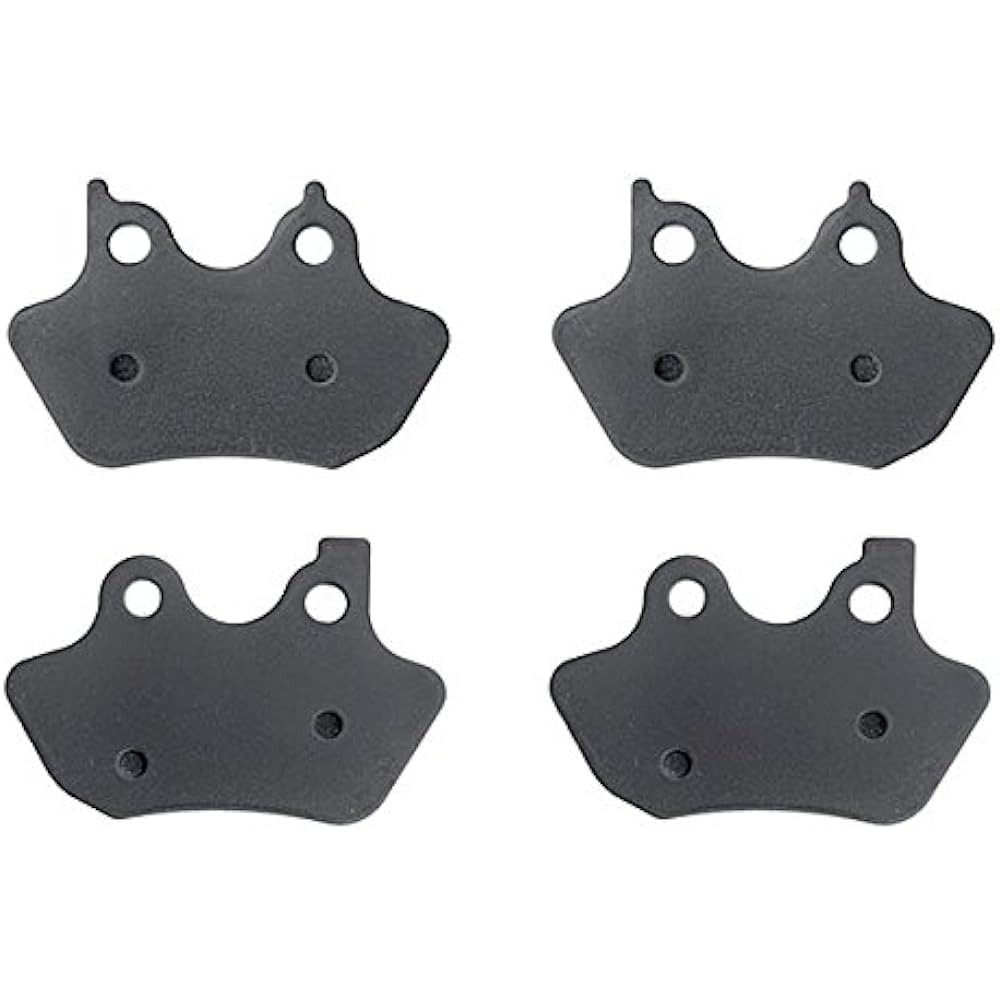 KMG Front + Rear Brake Pads for 2006 Harley FXDLi Dyna Low Rider - Non-Metallic Organic NAO Brake Pad Set