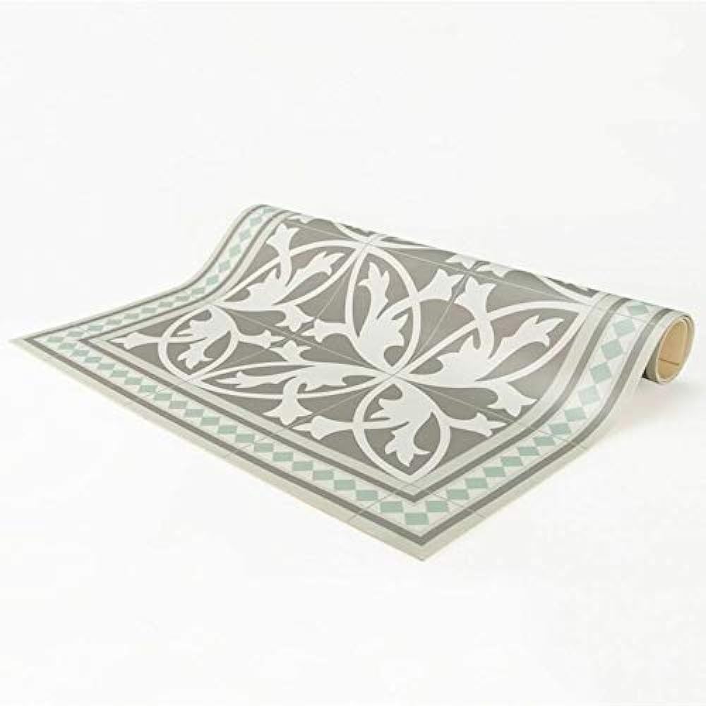 contento Matteo Floor Mat 7 Green Tiles 70x140cm Green Size:70x140cm 868287-04