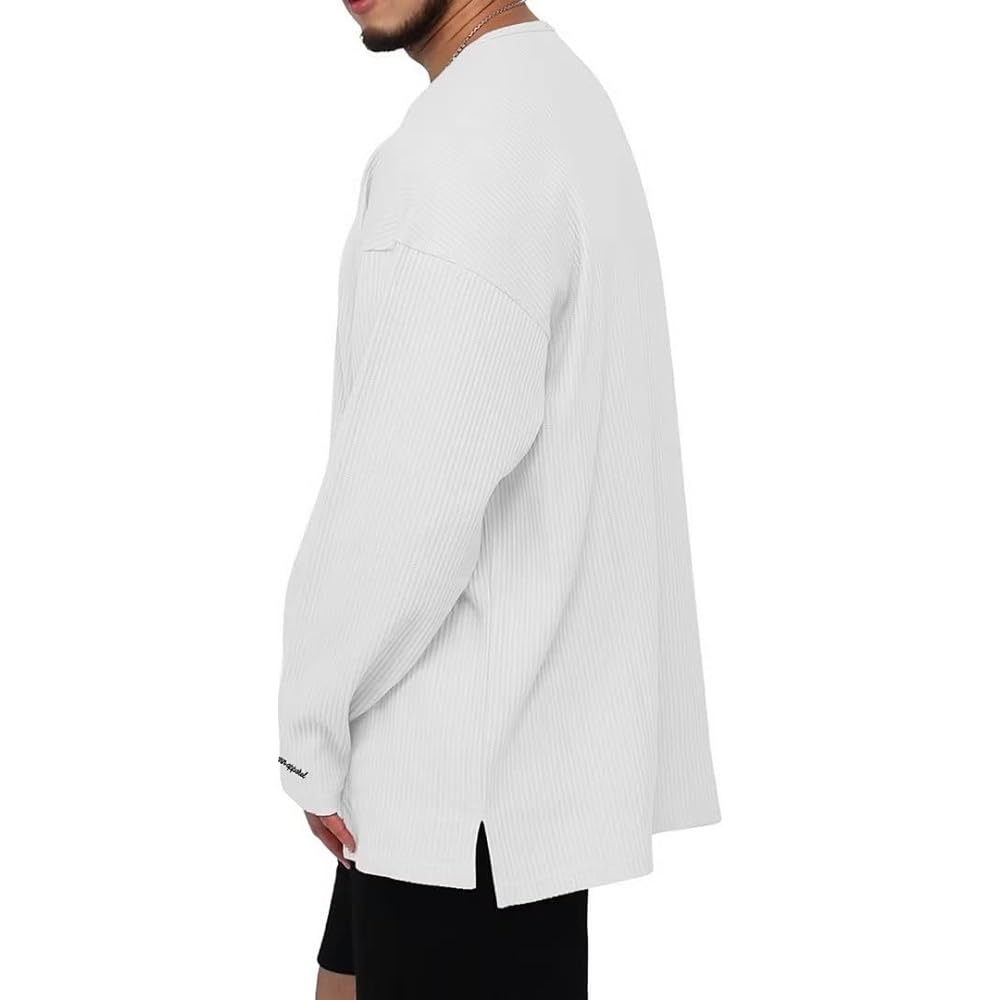 [Musgneer] Men's T-shirt, Long Sleeve, Sports, Training Wear, Fitness, Stretch Top, Muscle Training, Gym, Bodybuilding, Long Sleeve, CX171197