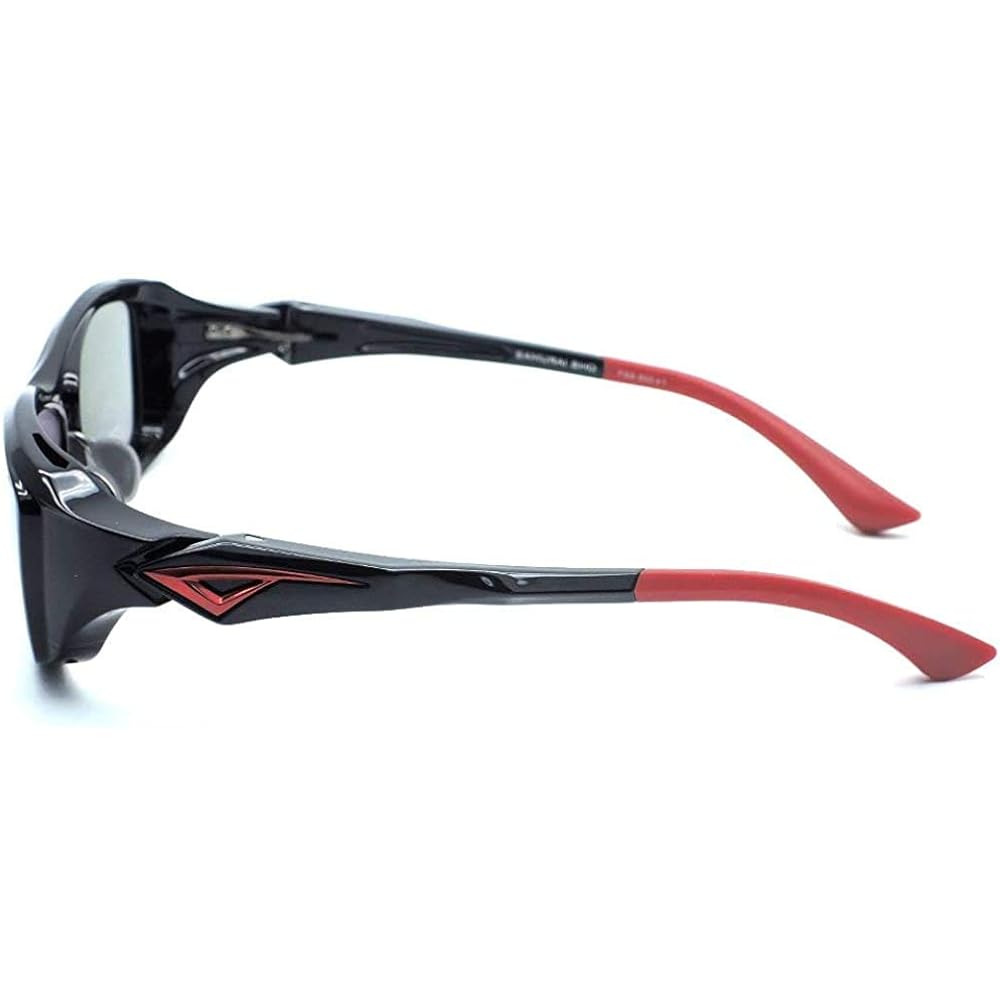 [Kodak LENS × SAMURAI SHO] Polarized Sunglasses FSS-003 Color: 1 (Black) Fishing Sports Sunglasses Polarized