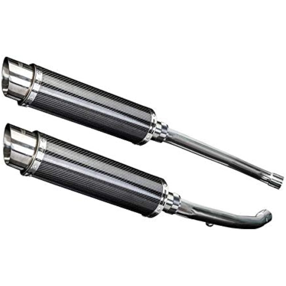 DELKEVIC Slip-on Carbon Muffler for KAWASAKI ZX14R / ZZR1400 2012-2018 350mm KIT2669