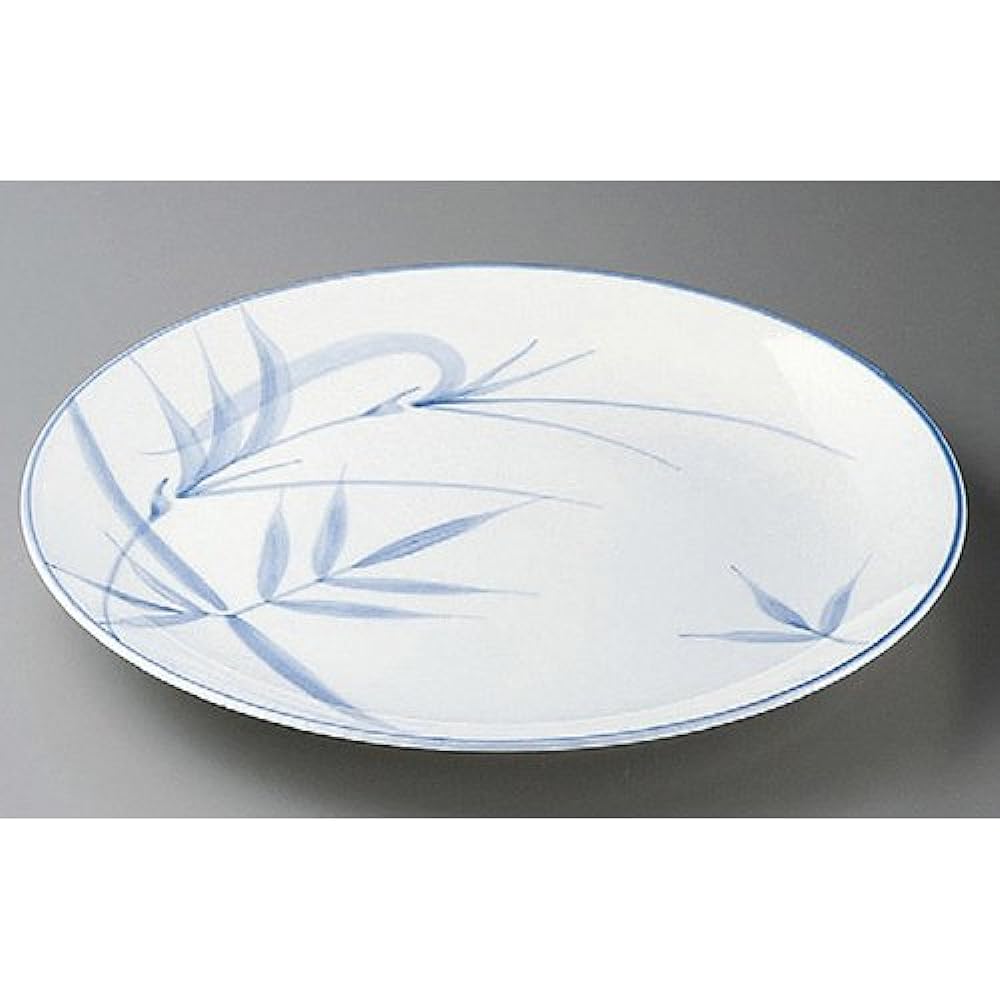 Set of 10 Banko ware large plates Ashie 12.0 plates [370 x 45mm] Earthenware Japanese tableware for inns, restaurants, restaurants, commercial use