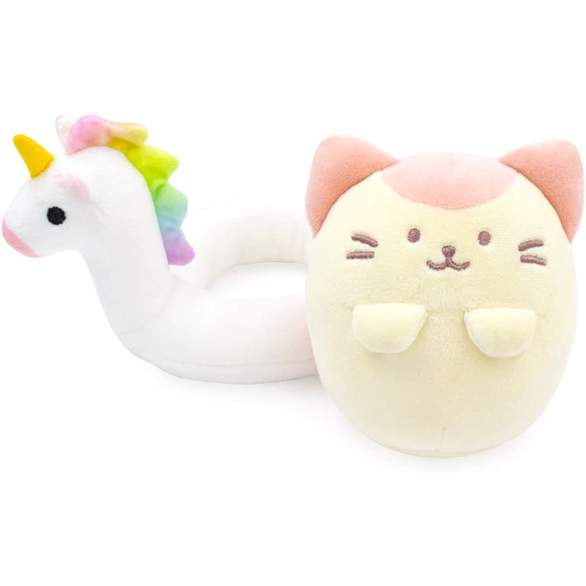 Anirollz 6 Inch Flotty Plush Kitty Roll Unicorn Cat Kitty Kitten Soft Squishy Stuffed Animal Toy (Kitty Roll (Unicorn))